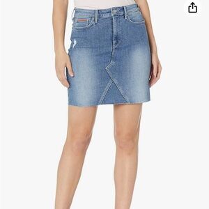 NYDJ denim jean skirt, size 10. Great condition!